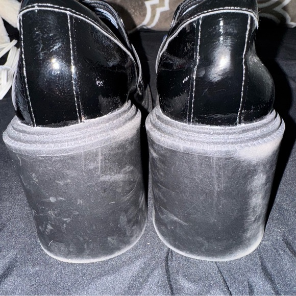 A New Day Black Patent‎ Leather Chunky Loafers - Picture 5 of 7